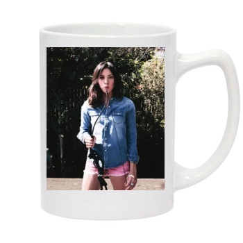 Aubrey Plaza 14oz White Statesman Mug