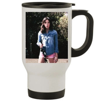 Aubrey Plaza Stainless Steel Travel Mug