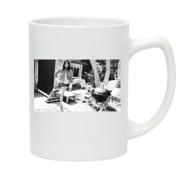 Aubrey Plaza 14oz White Statesman Mug