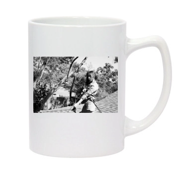 Aubrey Plaza 14oz White Statesman Mug