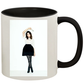 Aubrey Plaza 11oz Colored Inner & Handle Mug