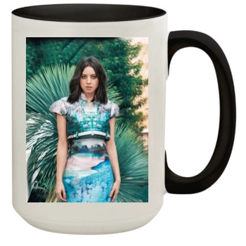 Aubrey Plaza 15oz Colored Inner & Handle Mug