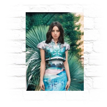 Aubrey Plaza Metal Wall Art