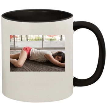 Aubrey Plaza 11oz Colored Inner & Handle Mug