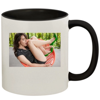 Aubrey Plaza 11oz Colored Inner & Handle Mug