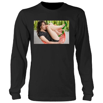 Aubrey Plaza Men's Heavy Long Sleeve TShirt