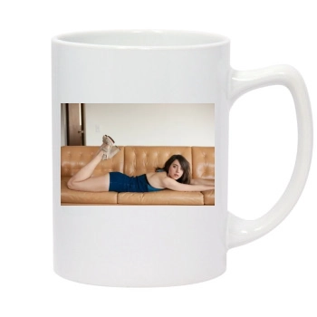 Aubrey Plaza 14oz White Statesman Mug