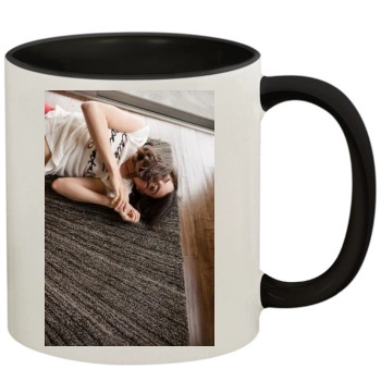 Aubrey Plaza 11oz Colored Inner & Handle Mug