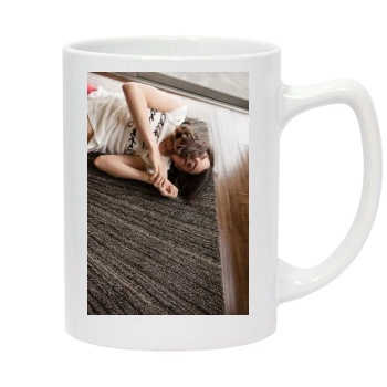 Aubrey Plaza 14oz White Statesman Mug