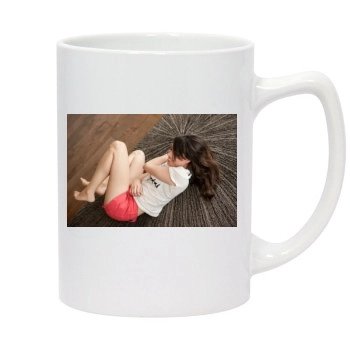 Aubrey Plaza 14oz White Statesman Mug