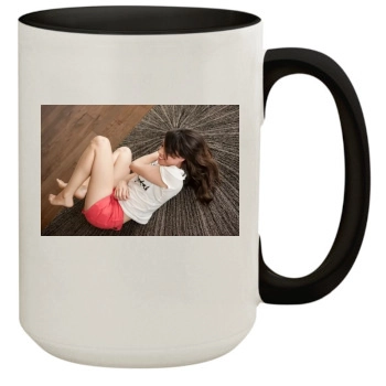 Aubrey Plaza 15oz Colored Inner & Handle Mug