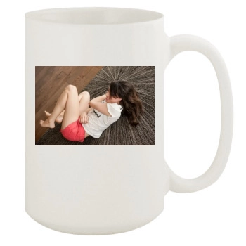 Aubrey Plaza 15oz White Mug