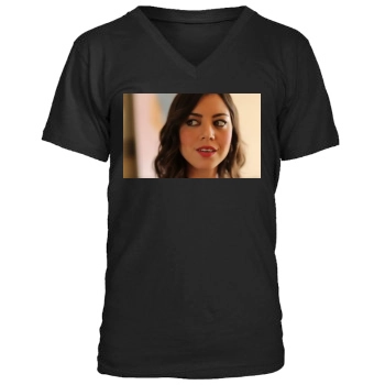 Aubrey Plaza Men's V-Neck T-Shirt