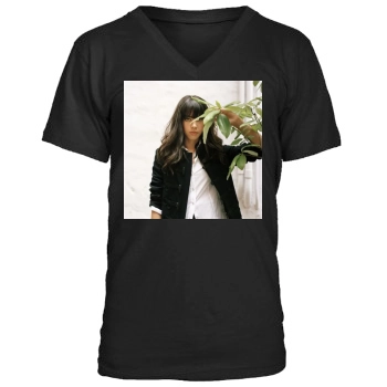 Aubrey Plaza Men's V-Neck T-Shirt