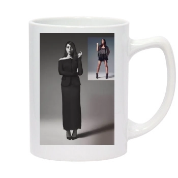 Aubrey Plaza 14oz White Statesman Mug