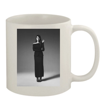 Aubrey Plaza 11oz White Mug