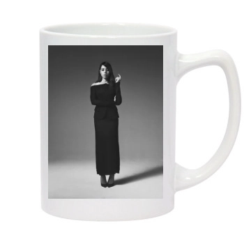 Aubrey Plaza 14oz White Statesman Mug