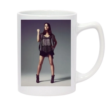 Aubrey Plaza 14oz White Statesman Mug