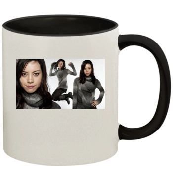 Aubrey Plaza 11oz Colored Inner & Handle Mug