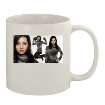 Aubrey Plaza 11oz White Mug