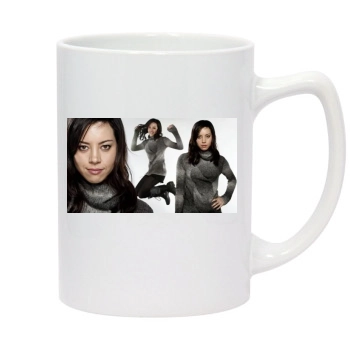 Aubrey Plaza 14oz White Statesman Mug