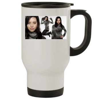 Aubrey Plaza Stainless Steel Travel Mug