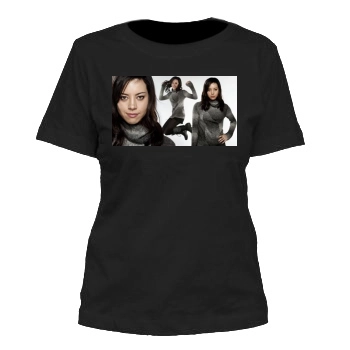 Aubrey Plaza Women's Cut T-Shirt