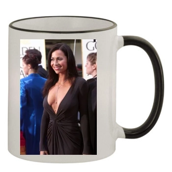 Minnie Driver 11oz Colored Rim & Handle Mug