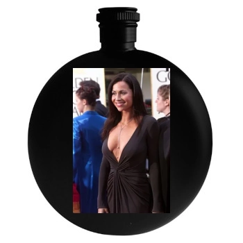 Minnie Driver Round Flask