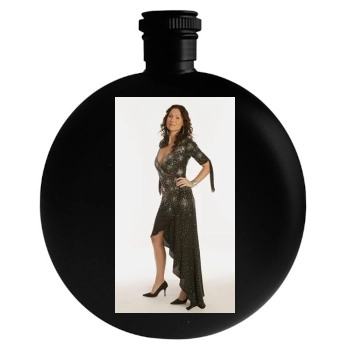 Minnie Driver Round Flask