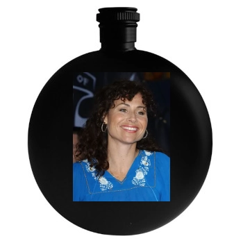 Minnie Driver Round Flask