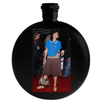 Minnie Driver Round Flask