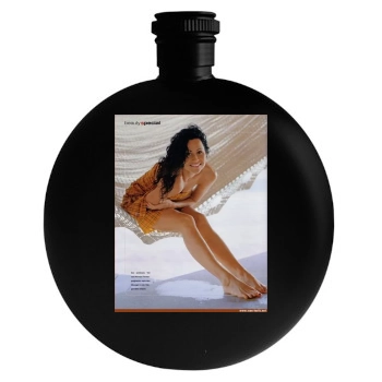 Minnie Driver Round Flask