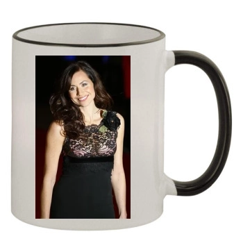 Minnie Driver 11oz Colored Rim & Handle Mug