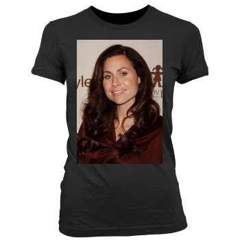 Minnie Driver Women's Junior Cut Crewneck T-Shirt