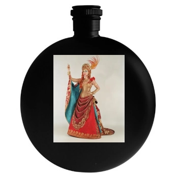 Minnie Driver Round Flask