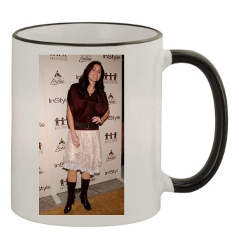 Minnie Driver 11oz Colored Rim & Handle Mug