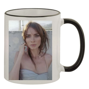 Saffron Burrows 11oz Colored Rim & Handle Mug