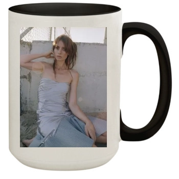 Saffron Burrows 15oz Colored Inner & Handle Mug