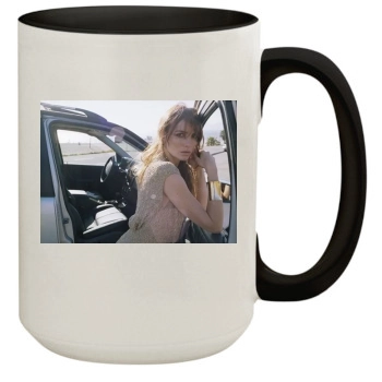 Saffron Burrows 15oz Colored Inner & Handle Mug