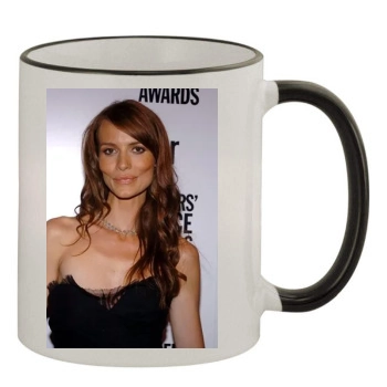 Saffron Burrows 11oz Colored Rim & Handle Mug