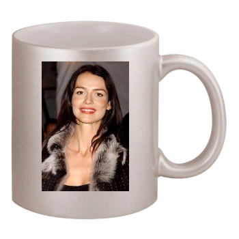 Saffron Burrows 11oz Metallic Silver Mug