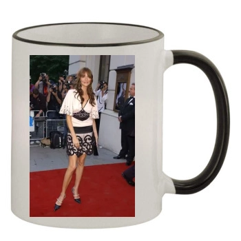 Saffron Burrows 11oz Colored Rim & Handle Mug