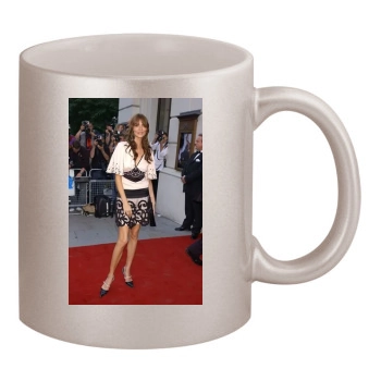 Saffron Burrows 11oz Metallic Silver Mug