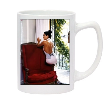 Salma Hayek 14oz White Statesman Mug