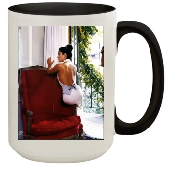 Salma Hayek 15oz Colored Inner & Handle Mug