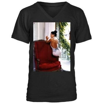 Salma Hayek Men's V-Neck T-Shirt