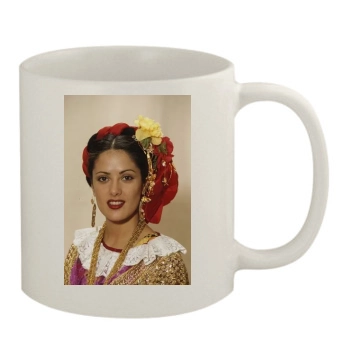 Salma Hayek 11oz White Mug