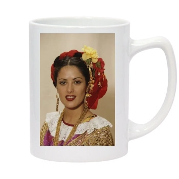 Salma Hayek 14oz White Statesman Mug