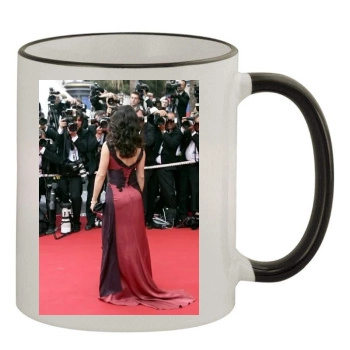 Salma Hayek 11oz Colored Rim & Handle Mug